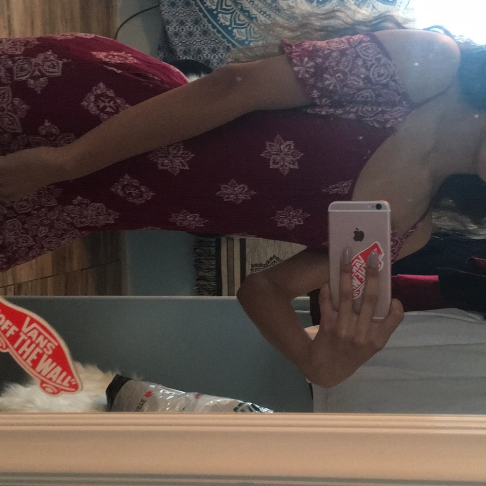 Floral Fuchsia Dress